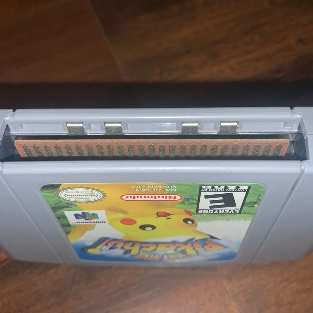 Hey You Pikachu Nintendo 64 N64 Video Game Authentic Pokémon Cartridge